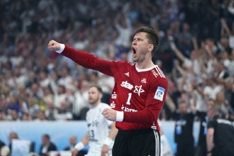 Niklas Landin (Kiel) HANDBALL : EHF Cup - Finale - THW Kiel vs Fuchse Berlin - 18 05 2019 KevinDomas Panoramic 