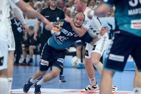 Paul Drux (Berlin) HANDBALL : EHF Cup - Finale - THW Kiel vs Fuchse Berlin - 18 05 2019 KevinDomas Panoramic 