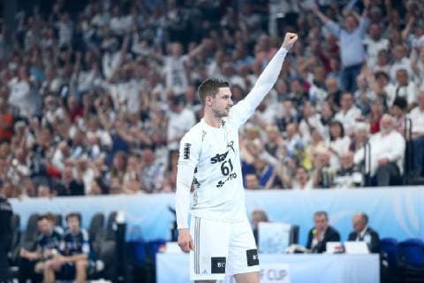 Hendrik Pekeler (Kiel) HANDBALL : EHF Cup - Finale - THW Kiel vs Fuchse Berlin - 18 05 2019 KevinDomas Panoramic 