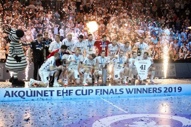 Sport Themen der Woche KW20 Handball, THW Kiel gewinnt EHF-Cup Kiel HANDBALL : EHF Cup - Finale - THW Kiel vs Fuchse Berlin - 18 05 2019 KevinDomas Panoramic 