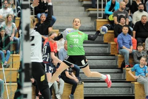 Kirsten Schindler HSG Gedern Nidda 22 SG H2Ku Herrenberg, handball, league game, 18 05 2019, photo TBaur Eibner SG H2Ku Herrenberg Kuties vs SG 09 Kirchhof Herrenberg Copyright: xToBaurx EibnerxPressefotox EP_TB