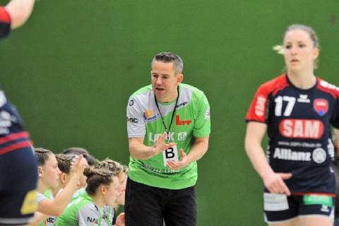 Christian Breiler HSG Gedern Nidda coach SG H2Ku Herrenberg, handball, league game, 18 05 2019, photo TBaur Eibner SG H2Ku Herrenberg Kuties vs SG 09 Kirchhof Herrenberg Copyright: xToBaurx EibnerxPressefotox EP_TB