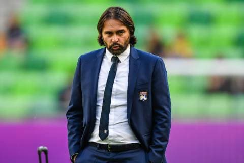 coach Reynald Pedros of Olympique Lyonnais women during the UEFA Women s Champions League final match between Olympique Lyonnais women v FC Barcelona, Barca women on May 18, 2018 at Ferencvaros Stadium in Budapest, Hungary UEFA Women s Champions League 2018 2019 xVIxVIxImagesx xGerritxvanxKeulenxIVx 14507690