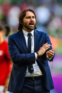 coach Reynald Pedros of Olympique Lyonnais women during the UEFA Women s Champions League final match between Olympique Lyonnais women v FC Barcelona, Barca women on May 18, 2018 at Ferencvaros Stadium in Budapest, Hungary UEFA Women s Champions League 2018 2019 xVIxVIxImagesx xGerritxvanxKeulenxIVx 14507696