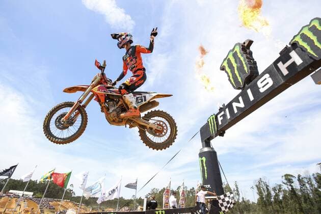 Sport Themen der Woche KW20 Sport Bilder des Tages May 19, 2019 - Agueda, Agueda, Portugal - Jorge Prado 61 (ESP) in KTM of Red Bull KTM Factory Racing in action during the MXGP World Championship, WM, Weltmeisterschaft 2019 Race of Portugal, Agueda, May 19, 2019. MXGP World Championship Portugal - Day 2  - ZUMAn230 20190519_zaa_n230_438 Copyright: xDpix