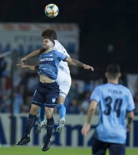 AFC CHAMPIONS LEAGUE SYDNEY FC FRONTALE, Anthony Caceres of Sydney heads the ball during the Group H, AFC Champions League match between the Sydney FC and the Kawasaki Frontale at Netstrata Jubilee Stadium in Sydney, Tuesday, May 21, 2019. ( NO ARCHIVING, EDITORIAL USE ONLY, NO USE IN BOOKS WITHOUT CONSENT SYDNEY NSW AUSTRALIA  Copyright: xCRAIGxGOLDINGx 20190521001400555756