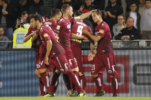 Photo Paola Garbuio LaPresse May 21, 2019 Cittadella (PD) Italy soccer Cittadella vs Benevento -Playoff - Italian Football Championship League BKT 2018 2019 - Tombolato stadium. In the pic: proia s celebration goal 1-0  Copyright: xPaolaxGarbuio LaPressex
