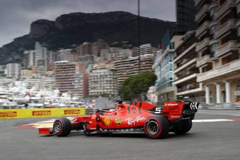 Motorsports: FIA Formula One World Championship, WM, Weltmeisterschaft 2019, Grand Prix of Monaco, 5 Sebastian Vettel (GER, Scuderia Ferrari Mission Winnow), Monte Carlo Monaco