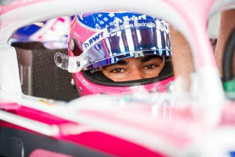 Lance Stroll SportPesa Racing Point F1 Team in the pits, Grand Prix of Monaco 2019, Motorsport, Formula 1, 23 05 2019, Grand Prix of Monaco 2019, Motorsport, Formula 1, 23 05 2019 Copyright: xNeisx Eibner-Pressefotox EP_ans