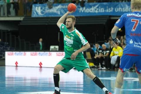 SC DHfK Leipzig vs. HC Erlangen, DKB HBL, 23 05 19 Handball, 1 Bundesliga, Season 2018 2019, 32 Matchday SC DHfK Leipzig vs. HC Erlangen on 23 05 19 in the Arena Leipzig Im Bild Philipp WEBER 20, DHfK Leipzig
