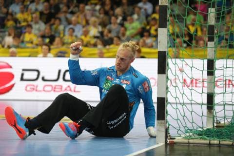 Mikael Appelgren Loewen at the game Rhein Neckar Loewen vs Frisch Auf Goeppingen in the 1 Handball Bundesliga on 23 05 2019, Rhein Neckar Loewen vs Frisch auf Goeppingen, Handball, 1 Handball Bundesliga, 23 05 2019 Mannheim Copyright: xEIBNER MichaelxBermelx EP_eer