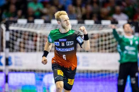 Matthias Musche 6 SC Magdeburg during the season 2018 2019 in the 1 Handball Bundesliga Men between SC Magdeburg and VfL Gummersbach in the GETEC Arena on 23 May 2019 in Magdeburg, Sachsen Anhalt Saxony Anhalt , Germany Germany Germany