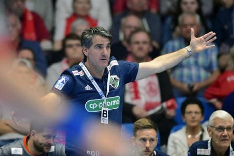 Antonio Carlos Ortega Trainer Hannover Burgdorf , GER, MT Melsungen TSV Hannover Burgdorf, Handball, 1 Bundesliga Men, 23 05 2019, GER, MT Melsungen TSV Hannover Burgdorf, Handball, 1 Liga Men, 23 05 2019 Kassel Copyright: xEIBNER RolandxSippelx EP_RSL