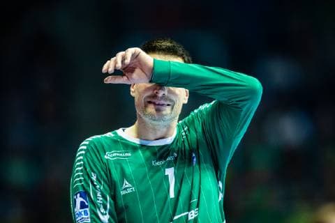 Carsten Lichtlein 1 VfL Gummersbach during the season 2018 2019 in the 1 Handball Bundesliga Men between SC Magdeburg and VfL Gummersbach in the GETEC Arena on 23 May 2019 in Magdeburg, Sachsen Anhalt Saxony Anhalt , Germany Germany Germany
