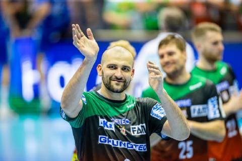 Zeljko Musa 2 SC Magdeburg during the season 2018 2019 in the 1 Handball Bundesliga Men between SC Magdeburg and VfL Gummersbach in the GETEC Arena on 23 May 2019 in Magdeburg, Sachsen Anhalt Saxony Anhalt , Germany Germany Germany