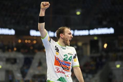 Marcel Schiller Goeppingen at the game Rhein Neckar Loewen vs Frisch Auf Goeppingen in the 1 Handball Bundesliga on 23 05 2019, Rhein Neckar Loewen vs Frisch auf Goeppingen, Handball, 1 Handball Bundesliga, 23 05 2019 Mannheim Copyright: xEIBNER MichaelxBermelx EP_eer