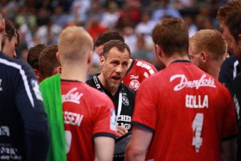 Coach Maik Machulla SG Flensburg Handewitt at the Timeout TVB 1898 Stuttgart SG Flensburg Handewitt, DKB 1 Handball Bundesliga on 23 05 2019 Stuttgart Copyright: xEIBNER Benjamin_Laux EP_BLU