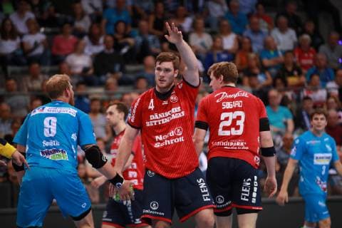 Johannes Golla SG Flensburg Handewitt TVB 1898 Stuttgart SG Flensburg Handewitt, DKB 1 Handball Bundesliga on 23 05 2019 Stuttgart Copyright: xEIBNER Benjamin_Laux EP_BLU