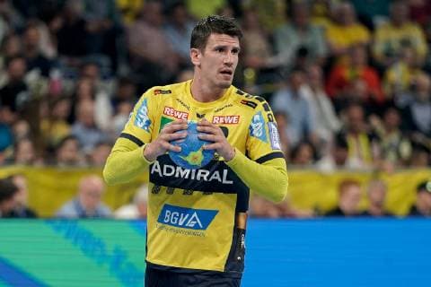 Andre Schmid Andy Schmid, RNL, 2 , am Ball, Single picture, Action, Action, 23 05 2019, Mannheim, Handball, DKB Bundesliga, Rhein Neckar Löwen FRISCH AUF Göppingen xozx