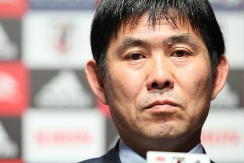 Hajime Moriyasu (JPN), MAY 24, 2019 - Football Soccer : Japan head coach Hajime Moriyasu attends a press conference, PK, Pressekonferenz to announce the squad for the Copa America Brasil 2019 at JFA House in Tokyo, Japan. Noxthirdxpartyxsales  (104134311)