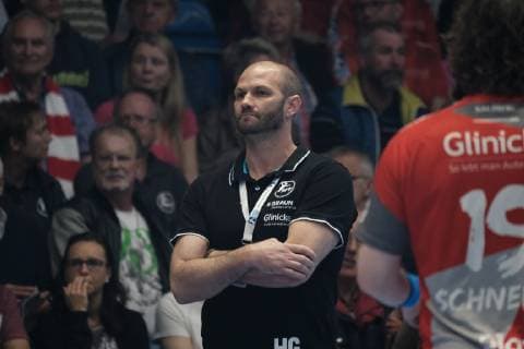 23 05 2019 xkhx Melsungen, Rothenbachhalle DKB Handball Bundesliga Season 2018 2019 MT Melsungen against TSV Hannover Burgdorf Heiko Grimm Coach MT Melsungen