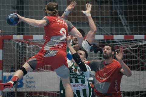 23 05 2019 xkhx Melsungen, Rothenbachhalle DKB Handball Bundesliga Season 2018 2019 MT Melsungen against TSV Hannover Burgdorf Tobias Reichmann 9, MT Melsungen prevails