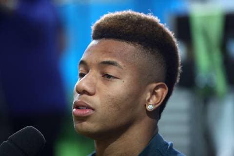 Fußball, Copa America, Nationalteam Brasilien Pressekonferenz Brazilian player David Neres participates in a press conference, PK, Pressekonferenz at the Granja Comary training center, in Teresopolis, Brazil, 24 May 2019. Brazilian National Soccer team is preparing the Copa America Brasil 2019, which will be held between June 14 and July 7. Press conference of the Brazilian soccer team !ACHTUNG: NUR REDAKTIONELLE NUTZUNG!  Copyright: xMARCELOxSAYÃOx AME5849 20190524-636943253300082839