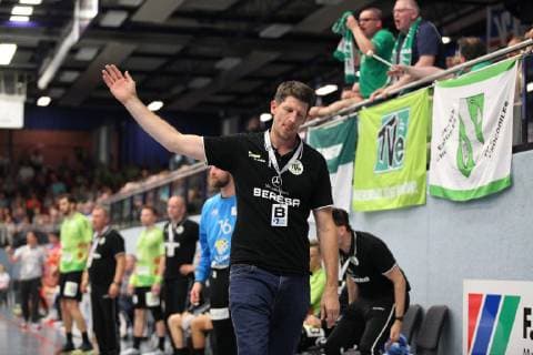 Daniel Kubes Trainer TV Emsdetten , TV Emsdetten vs HBW Balingen Weilstetten, Handball, 2 Bundesliga, 24 05 2019, TV Emsdetten vs HBW Balingen Weilstetten, Handball, 2 Bundesliga, 24 05 2019 Emsdetten Copyright: xEIBNER JanxStrohdiekx EP_JSK