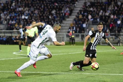 PERRIN Loic (St Etienne) FOOTBALL : SCO Angers vs St Etienne - Conforama Ligue1 - 24 05 2019 JBAutissier Panoramic 