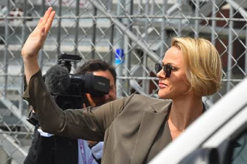 25 05 2019, xekx, Formula 1 FIA, 2019 Monaco Grand Prix Qualifying emspor, v l Charlene of Monaco at the Formula 1 Grand Prix in Monaco DFL DFB REGULATIONS PROHIBIT ANY USE OF PHOTOGRAPHS as IMAGE SEQUENCES and or QUASI VIDEO Monte Carlo eel-fotografie Eberhard Krieger
