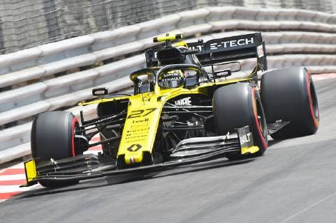 25 05 2019, xekx, Formula 1 FIA, 2019 Monaco Grand Prix Qualifying emspor, v l Nico Hülkenberg Renault F1 Team DFL DFB REGULATIONS PROHIBIT ANY USE OF PHOTOGRAPHS as IMAGE SEQUENCES and or QUASI VIDEO Monte Carlo eel-fotografie Eberhard Krieger
