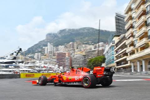 25 05 2019, xekx, Formula 1 FIA, 2019 Monaco Grand Prix Qualifying emspor, v l Charles Leclerc Ferrari DFL DFB REGULATIONS PROHIBIT ANY USE OF PHOTOGRAPHS as IMAGE SEQUENCES and or QUASI VIDEO Monte Carlo eel-fotografie Eberhard Krieger