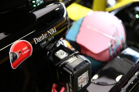 Sport Bilder des Tages Photo4 LaPresse 25 05 2019 Monte Carlo, Monaco Grand Prix Formula One Monaco 2019 In the pic: tribute to Nikki Lauda (AU), Mercedes  Copyright: xPhoto4 LaPressex