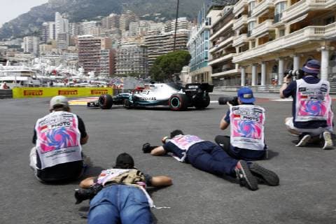 Sport Bilder des Tages Motorsports: FIA Formula One World Championship, WM, Weltmeisterschaft 2019, Grand Prix of Monaco, 44 Lewis Hamilton (GBR, Mercedes AMG Petronas Motorsport), Monte Carlo Monaco