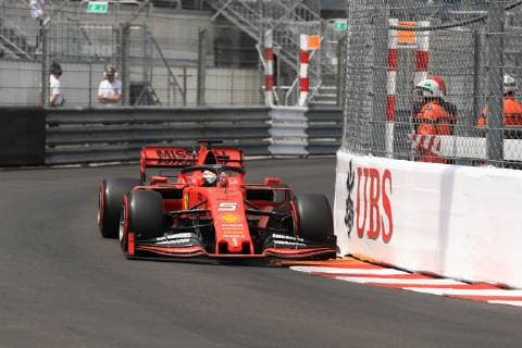 25th May 2019, Monte Carlo, Monaco; F1 Grand Prix of Monte Carlo, qualification day; Scuderia Ferrari, Sebastian Vettel  ActionPlus12137633 Octane