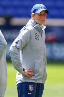 HARRISON, NJ - MAY 25: U.S. Women?s national team, Nationalteam head coach Jill Ellis on the field during training at Red Bull Arena on May 25, 2019 in Harrison, NJ. (Photo by Rich Graessle Icon Sportswire) SOCCER: MAY 25 Women s - USA v Mexico Icon1905251231