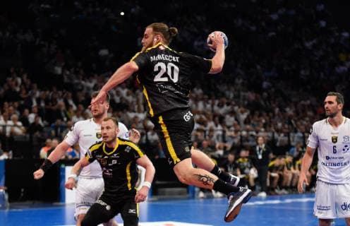 Johannes Marescot ( Chambery ) HANDBALL : Chambery Savoie Mont Blanc HB vs Dunkerque HB Grand Littoral - Coupe de France - 25 05 2019 FedericoPestellini Panoramic 
