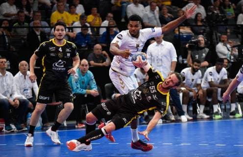 Mindegia Niko ( Chambery ) HANDBALL : Chambery Savoie Mont Blanc HB vs Dunkerque HB Grand Littoral - Coupe de France - 25 05 2019 FedericoPestellini Panoramic 