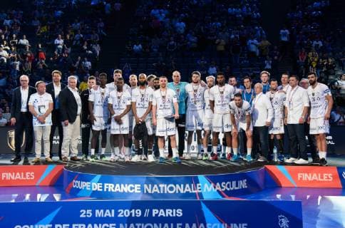 Equipe de Dunkerque - Ambiance HANDBALL : Chambery Savoie Mont Blanc HB vs Dunkerque HB Grand Littoral - Coupe de France - 25 05 2019 FedericoPestellini Panoramic 