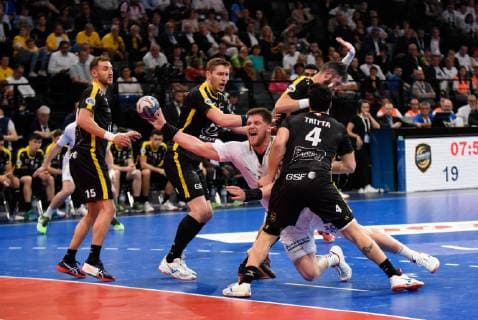 Suholeznik Matic ( Dunkerque ) HANDBALL : Chambery Savoie Mont Blanc HB vs Dunkerque HB Grand Littoral - Coupe de France - 25 05 2019 FedericoPestellini Panoramic 