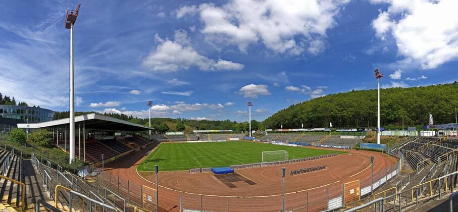 The Leimbachstadion, home of the Sportfreunde Siegen Football, Leimbachstadion, Sportfreunde Siegen on 26 05 2019 in Siegen Germany