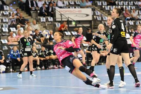 Julia Behnke TusSies Metzingen 93 DHB, Handbal, Women, DHB Cup, Olymp Final 4, Match for 3rd place, 26 05 2019, Photo TBaur Eibner TusSies Metzingen vs SV Union Halle Neustadt Stuttgart Copyright: xEIBNER TobiasxBaurx EP_TBR