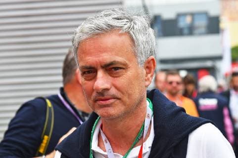 26 05 2019, xekx, Formula 1 FIA, 2019 Monaco Grand Prix race emspor, v l José Mourinho, former coach of Inter Milan, Real Madrid, Chelsea London and Manchester United visiting the Formula 1 DFL DFB REGULATIONS PROHIBIT ANY USE OF PHOTOGRAPHS as IMAGE SEQUENCES and or QUASI VIDEO Monte Carlo eel-fotografie Eberhard Krieger