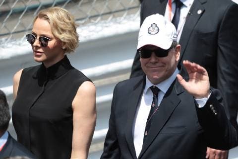 Photo4 LaPresse 26 05 2019 Monte Carlo, Monaco Grand Prix Formula One Monaco 2019 In the pic: S.A.S. Prince Albert II and S.A.S La Princesse Charlene De Monaco  Copyright: xPhoto4 LaPressex