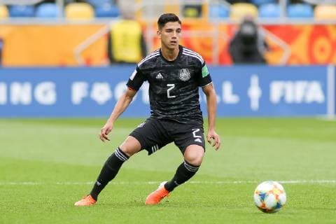 Gdynia, 26.05.2019 Pilka nozna. FIFA Mistrzostwa Swiata U20 Polska 2019. Mecz Meksyk - Japonia, Gdynia, Polska. Football. FIFA U-20 World Cup Poland 2019, Match Mexico - Japan, Gdynia, Poland NZ: Kevin Alvarez Fot. Tomasz Zasinski 058sport.pl NEWSPIX.PL --- Newspix.pl  20190526_IMG_1944_008_ZAS