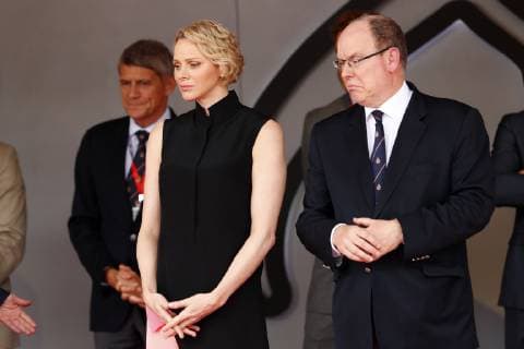 Motorsports: FIA Formula One World Championship, WM, Weltmeisterschaft 2019, Grand Prix of Monaco, Princess Charlene of Monaco and Prince Albert II of Monaco Monte Carlo Monaco