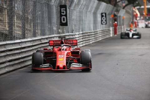 Photo4 LaPresse 26 05 2019 Monte Carlo, Monaco Grand Prix Formula One Monaco 2019 In the pic: Sebastian Vettel (GER) Scuderia Ferrari SF90 and Valtteri Bottas (FIN) Mercedes AMG F1 W10  Copyright: xPhoto4 LaPressex