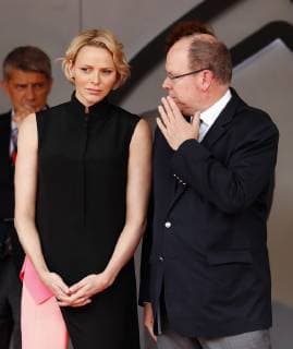 Motorsports: FIA Formula One World Championship, WM, Weltmeisterschaft 2019, Grand Prix of Monaco, Princess Charlene of Monaco and Prince Albert II of Monaco Monte Carlo Monaco