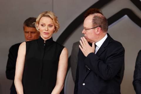 Motorsports: FIA Formula One World Championship, WM, Weltmeisterschaft 2019, Grand Prix of Monaco, Princess Charlene of Monaco and Prince Albert II of Monaco Monte Carlo Monaco