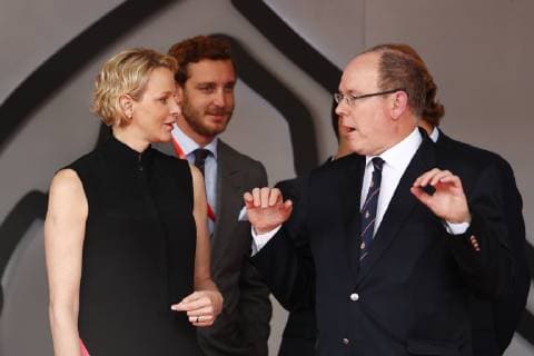 Motorsports: FIA Formula One World Championship, WM, Weltmeisterschaft 2019, Grand Prix of Monaco, Princess Charlene of Monaco and Prince Albert II of Monaco Monte Carlo Monaco